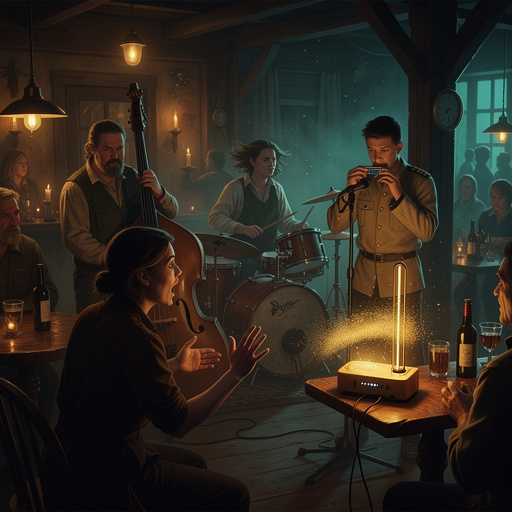 The band at the Tap