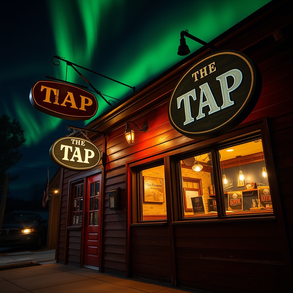 The Tap at night